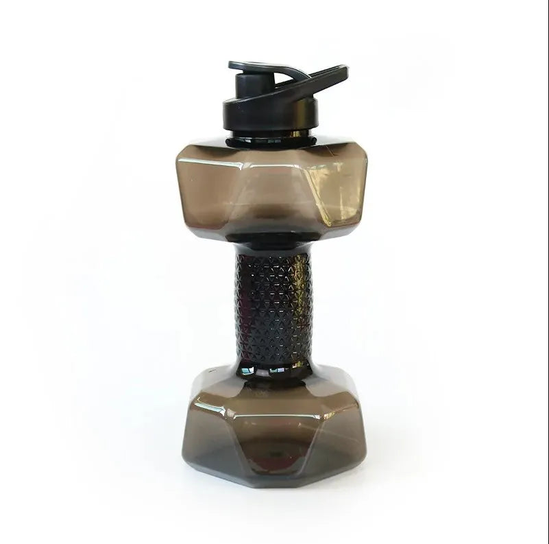 Plastic Dumbbell Shaped Portable Water Bottle