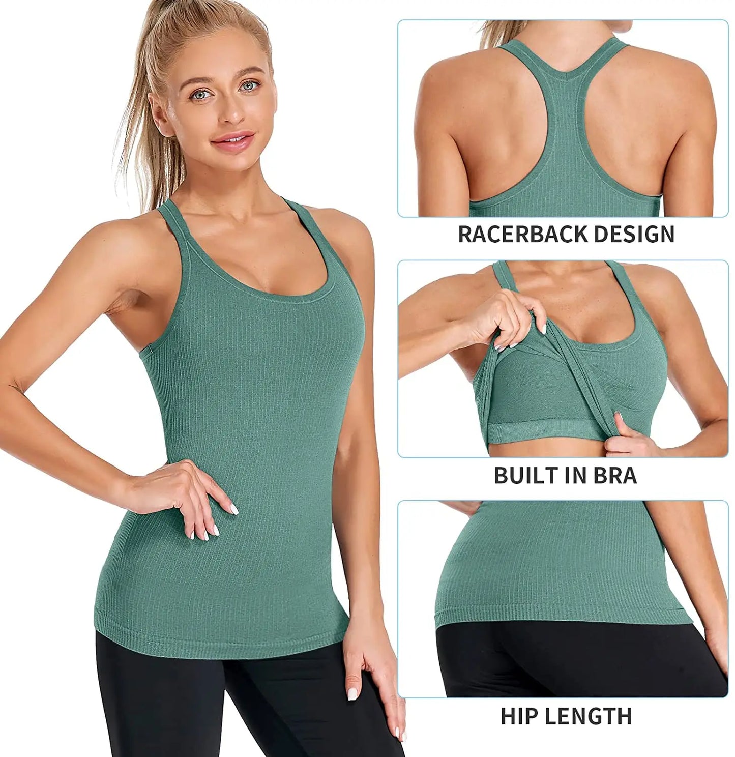 Attraco Women Camisole Racerback Design
