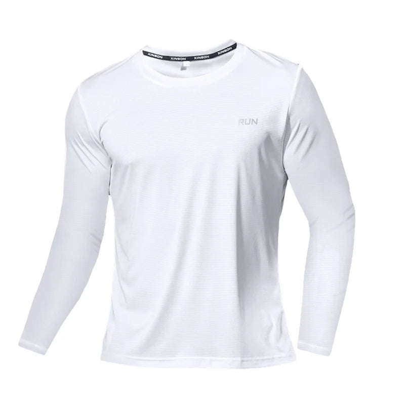 Summer Ice Silk Long Sleeve T-Shirt