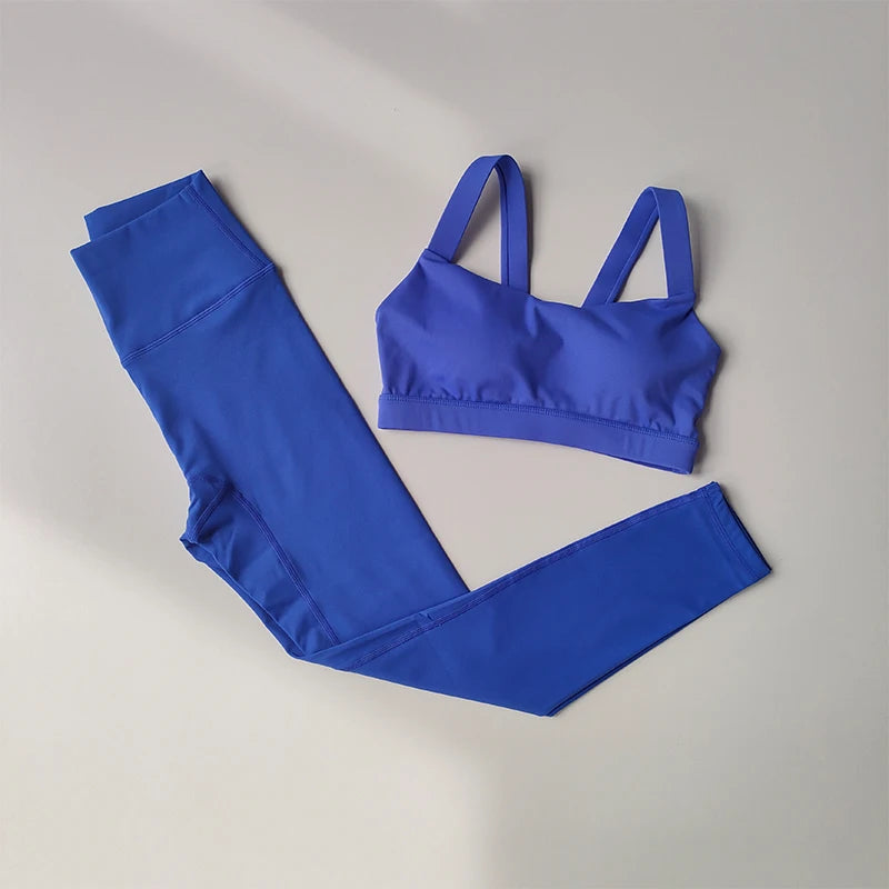 Women Fitness Suit Set Sports Bras